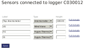 Configuring a measurement system (Meteo-32)