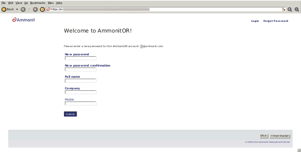 Set up your AmmonitOR user access