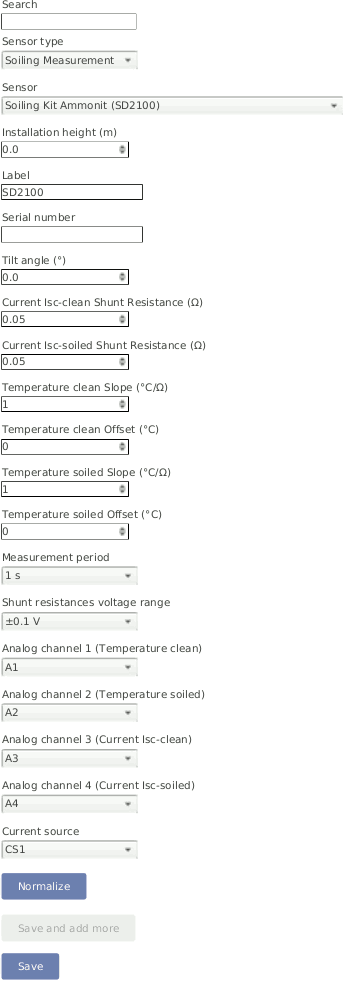 Configuration of Ammonit Soiling Measurement Kit