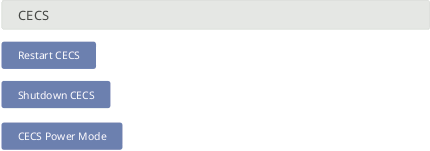 Restart or Shutdown CECS
