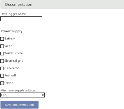 Assigning a Data Logger Name