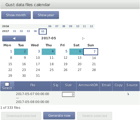 Picture of gusts menu