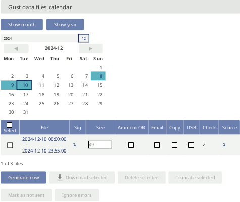 Picture of gusts menu
