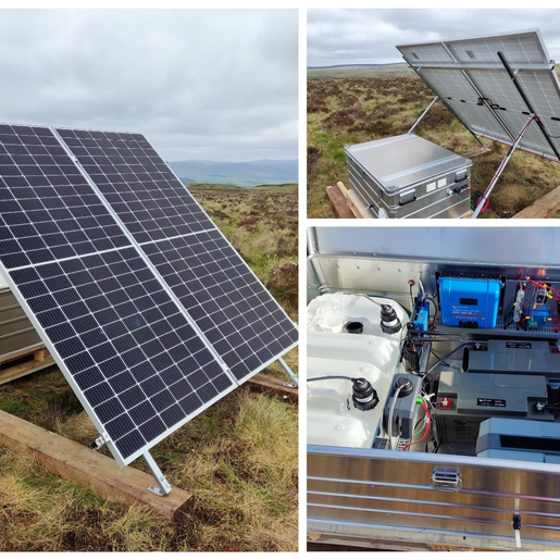 Solar and Fuel Cell Power Pack for LIDAR