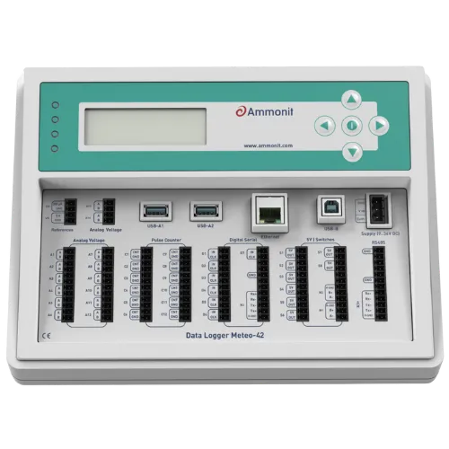 Meteo-42 data logger front view